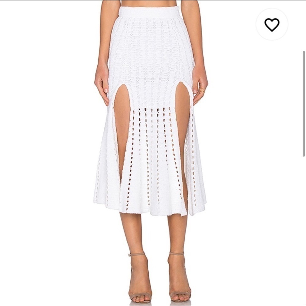 Alice McCall Higher Ground Skirt in white size 0